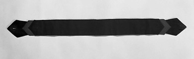 Belt, Attributed to Elizabeth Hawes (American, Ridgewood, New Jersey 1903–1971 New York), silk, leather, American